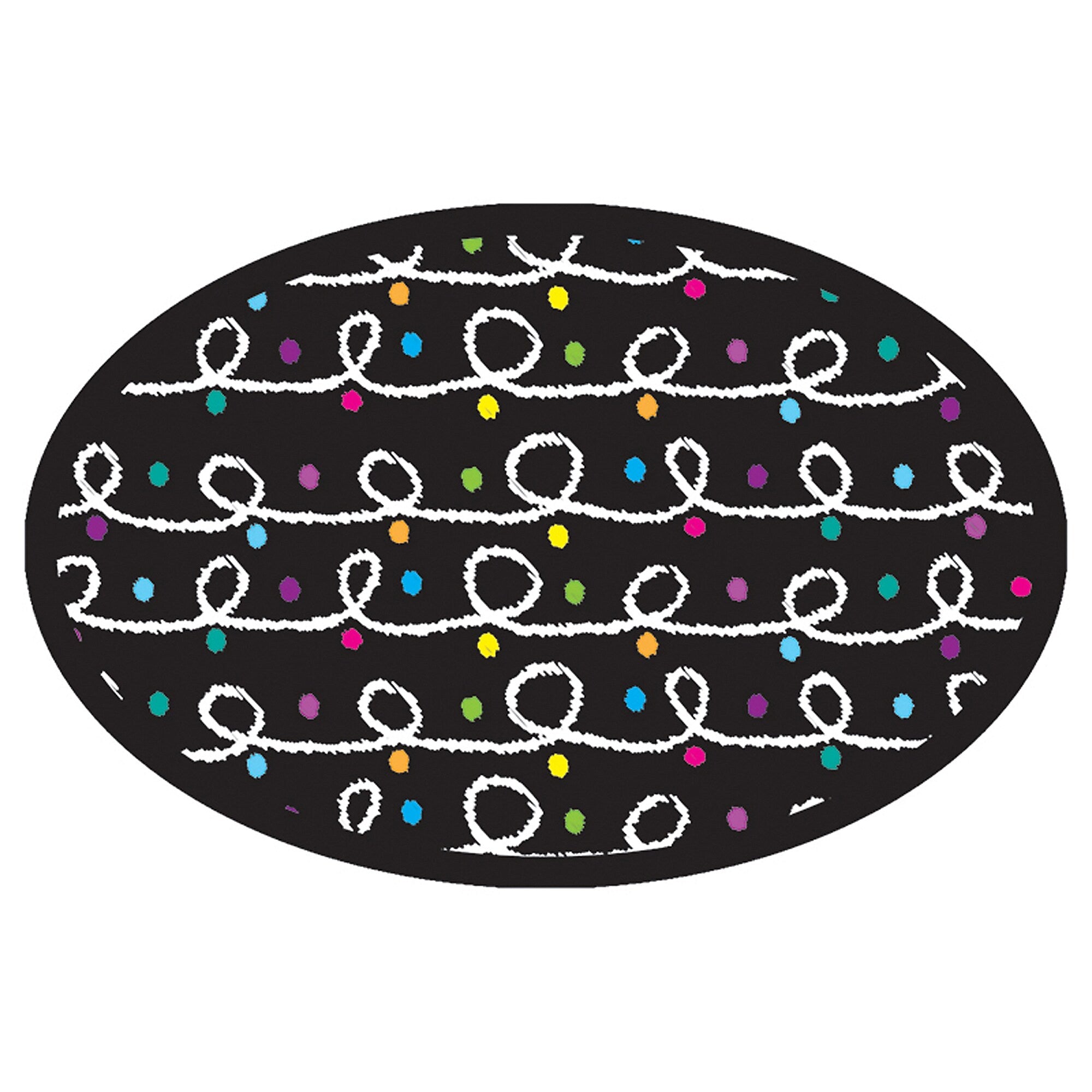 Ashley Dry Erase Magnetic Whiteboard Erasers, Color Chalk Loops, Pack of 6 (ASH09995-6)