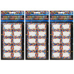 Ashley Productions Non-Magnetic Mini Whiteboard Erasers, Confetti, 10 Per Pack, 3 Packs (ASH78008-3)