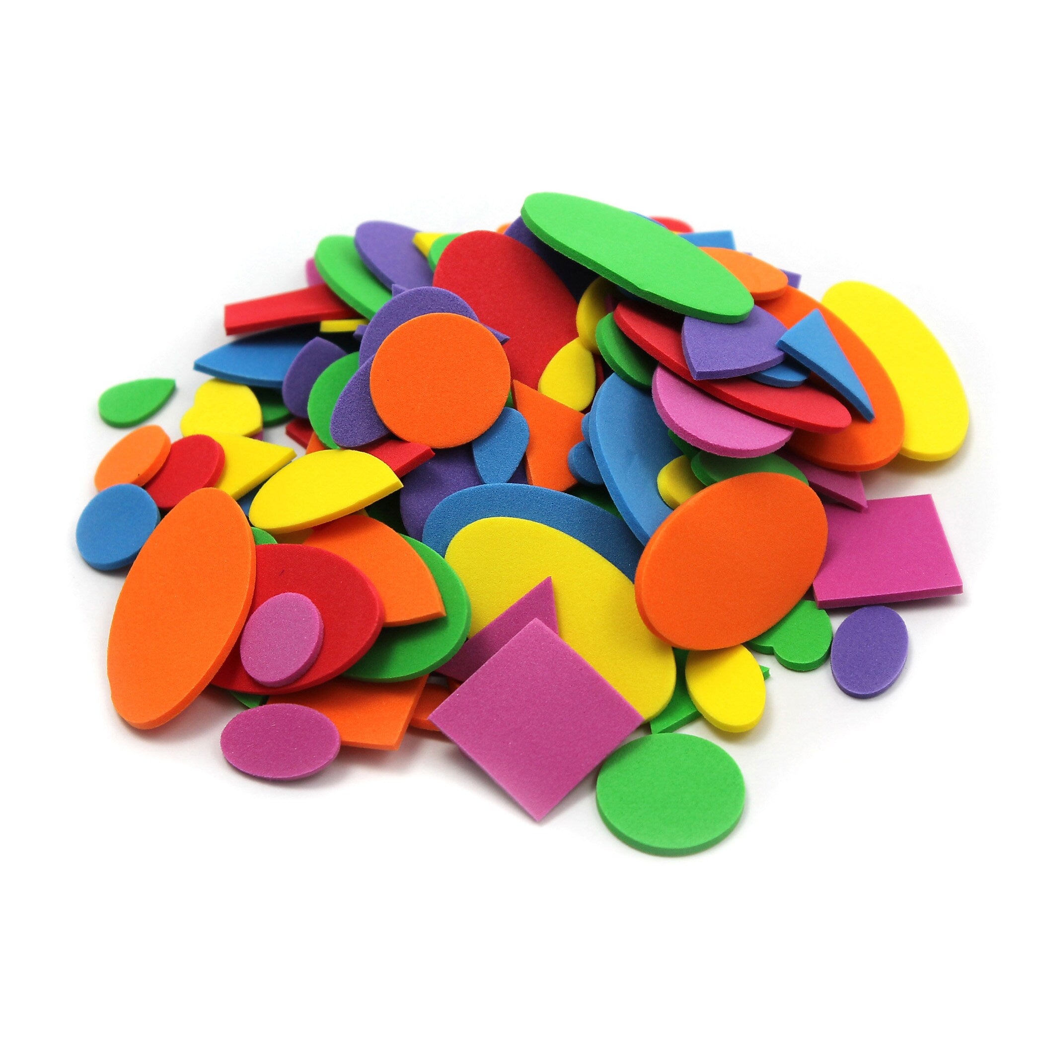 CLI Assorted Foam Shapes, 264/Pack, 12 Packs (CHL70526-12)