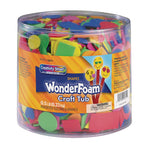 Creativity Street WonderFoam Craft Tub, Foam Shapes, Assorted Sizes, 1/2 lb./Pack, 2 Packs (CK-4311-2)