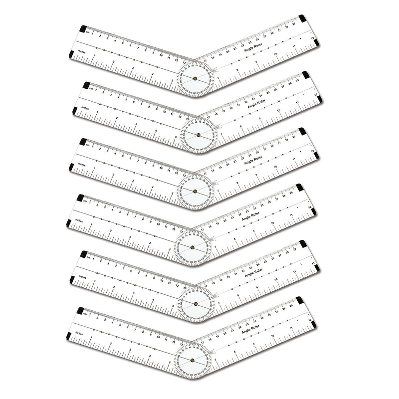 Learning Advantage™ Angle Measurement Ruler, Pack of 6 (CTU7752-6)