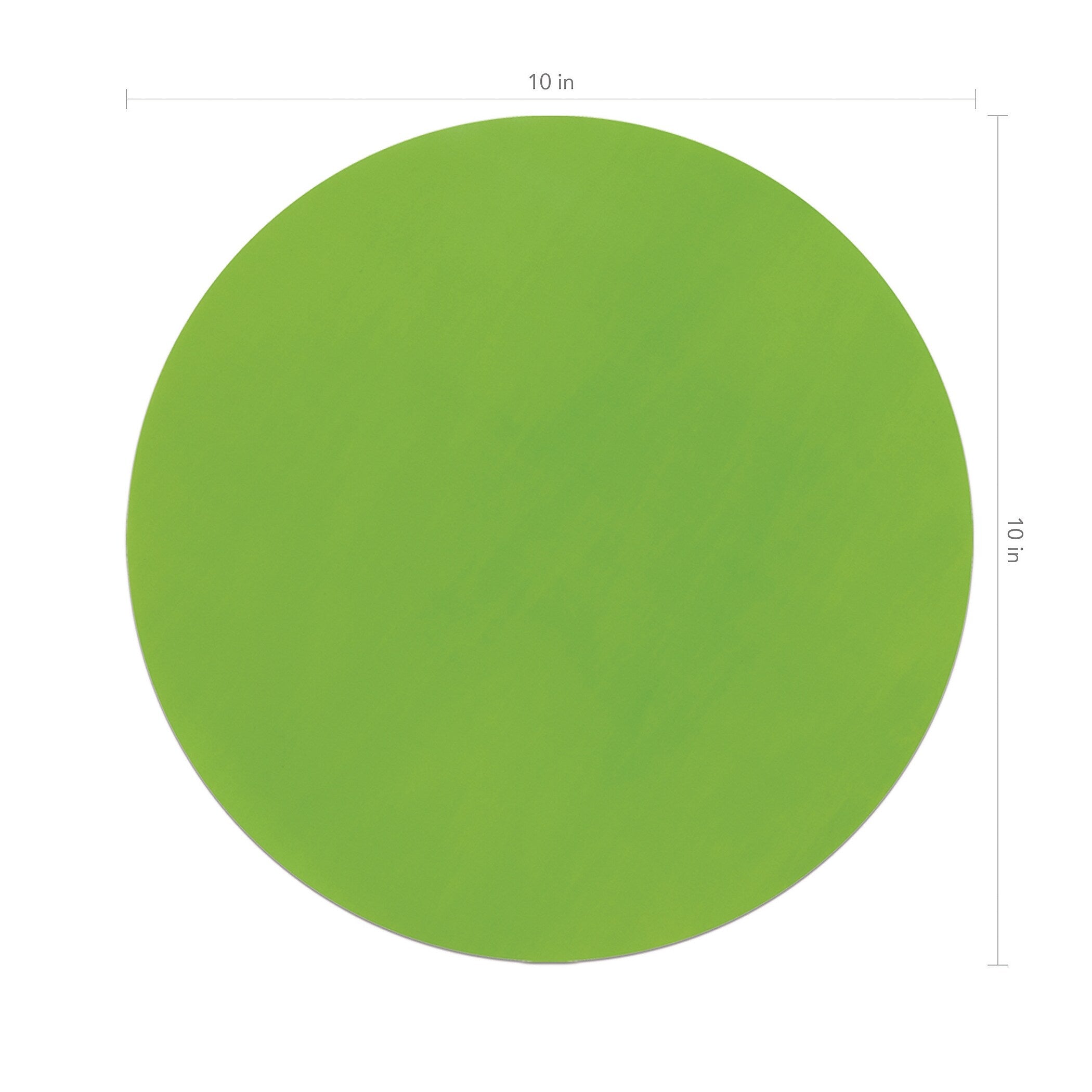 Pacon Self-Stick Dry Erase Circles, 10" Diameter, Assorted Colors, 10 Pieces (PACAC9012)