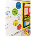 Pacon Self-Stick Dry Erase Circles, 10" Diameter, Assorted Colors, 10 Pieces (PACAC9012)