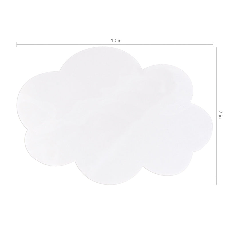 Pacon Self-Stick Dry Erase Clouds, 7" x 10", White, 10 Pieces (PACAC9014)
