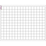 TREND Graphing Grid Small Squares Wipe-Off Chart, 17" x 22", Pack of 6 (T-27305-6)