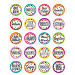 Teacher Created Resources Confetti Spanish Stickers, 1", Multicolored, 120 Per Pack, 12 Packs (TCR8725-12)