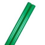 JAM Paper Wrapping Paper, 25 Sq. ft. x 30", Green, 2/Pack (165S25GRG)
