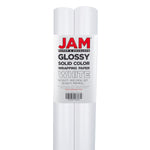 JAM Paper Wrapping Paper, 25 Sq. ft. x 30" White, 2/Pack (165S25WHG)