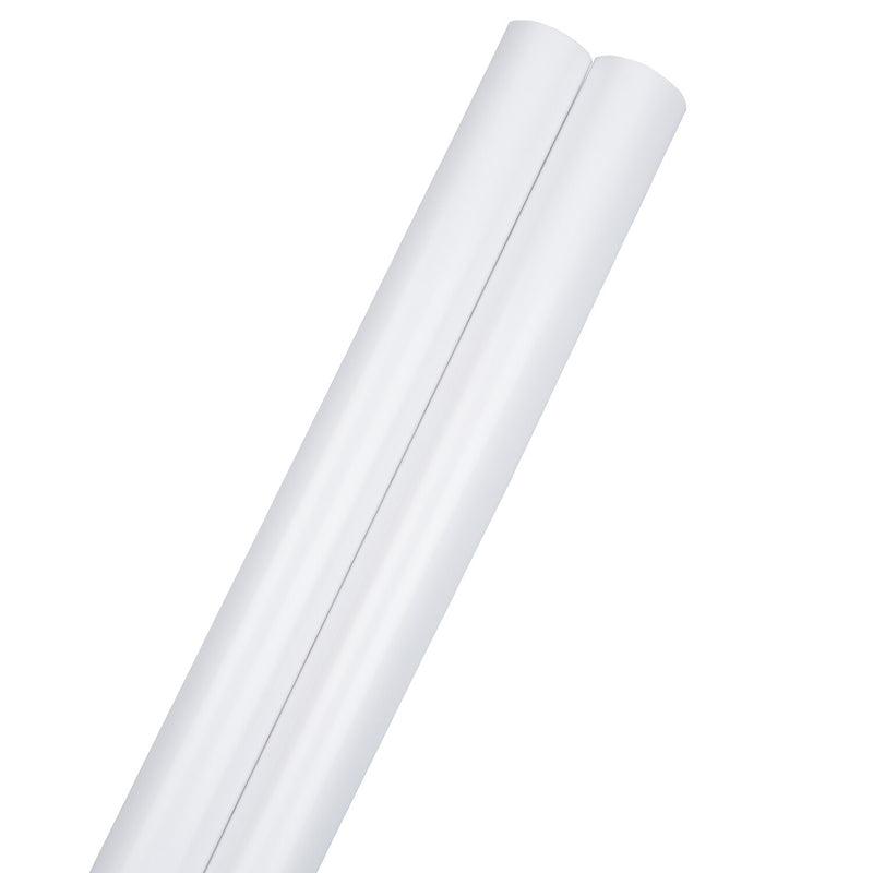 JAM Paper Wrapping Paper, 25 Sq. ft. x 30" White, 2/Pack (165S25WHG)