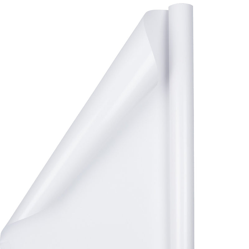 JAM Paper Wrapping Paper, 25 Sq. ft. x 30" White, 2/Pack (165S25WHG)