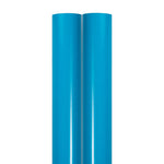 JAM Paper Wrapping Paper, 25 Sq. ft. x 30", Bright Blue, 2/Pack (165S25BUA)