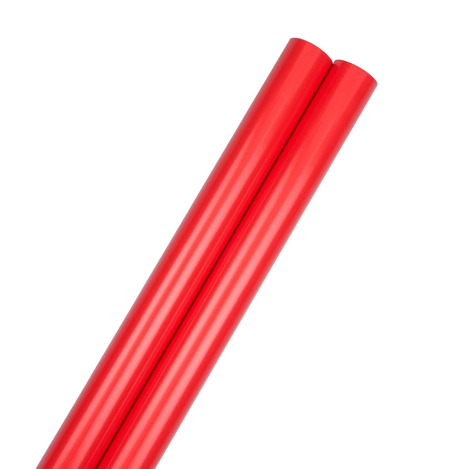 JAM Paper Wrapping Paper, 25 Sq. ft. x 30", Red, 2/Pack (165S25REG)