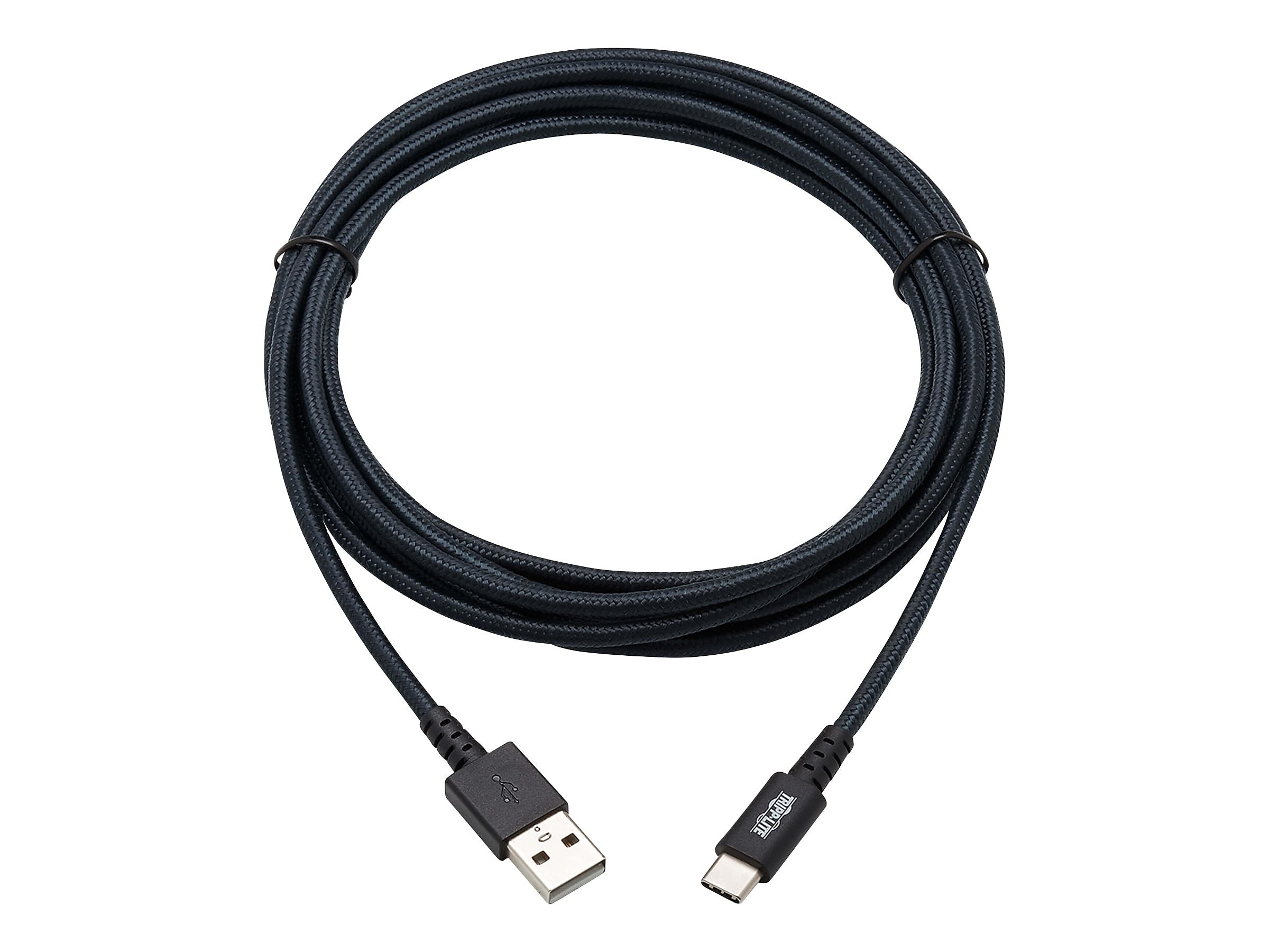Tripp Lite 10' USB A to C Cable, Gray (U038-010-GY-MAX)