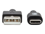 Tripp Lite 10' USB A to C Cable, Gray (U038-010-GY-MAX)