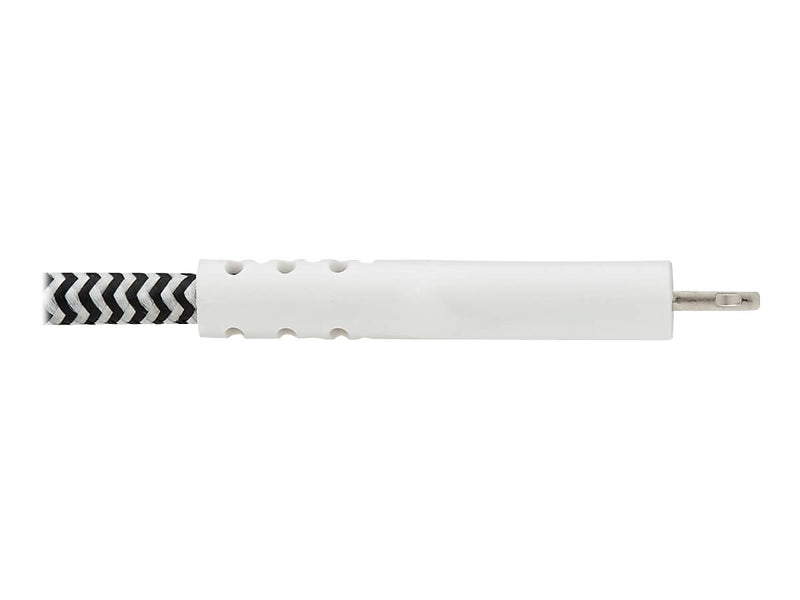 Tripp Lite Lightning USB Cable for Most Smartphones, Black/White (M102-010-HD)