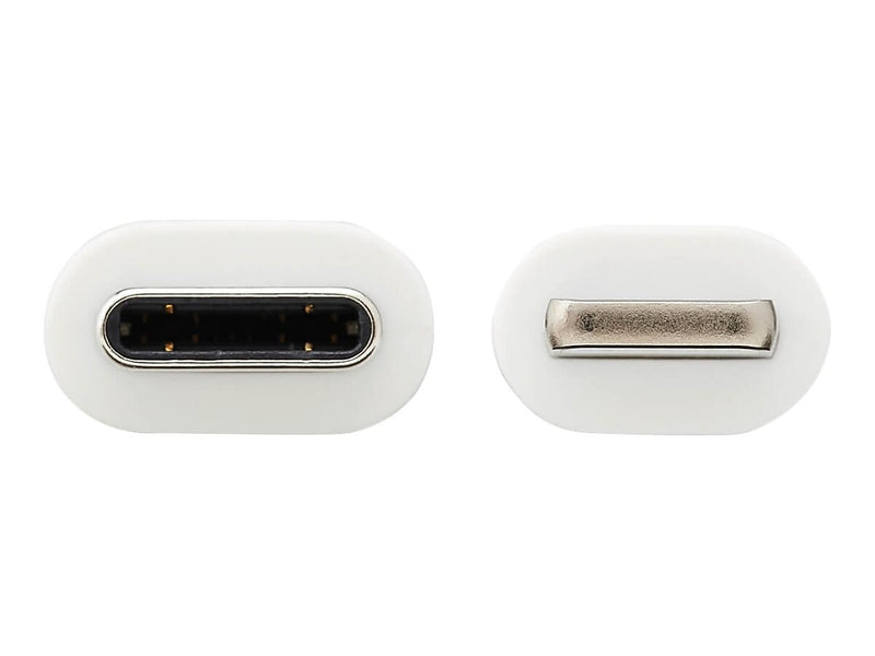 Tripp Lite Lightning USB Cable for Most Smartphones, Black/White (M102-010-HD)