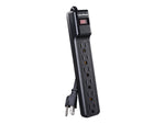 CyberPower Essential 6-Outlet Surge Protector, 12', Black (CSB6012)
