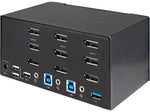 StarTech SV231TDPU34K DisplayPort KVM Desktop Switch