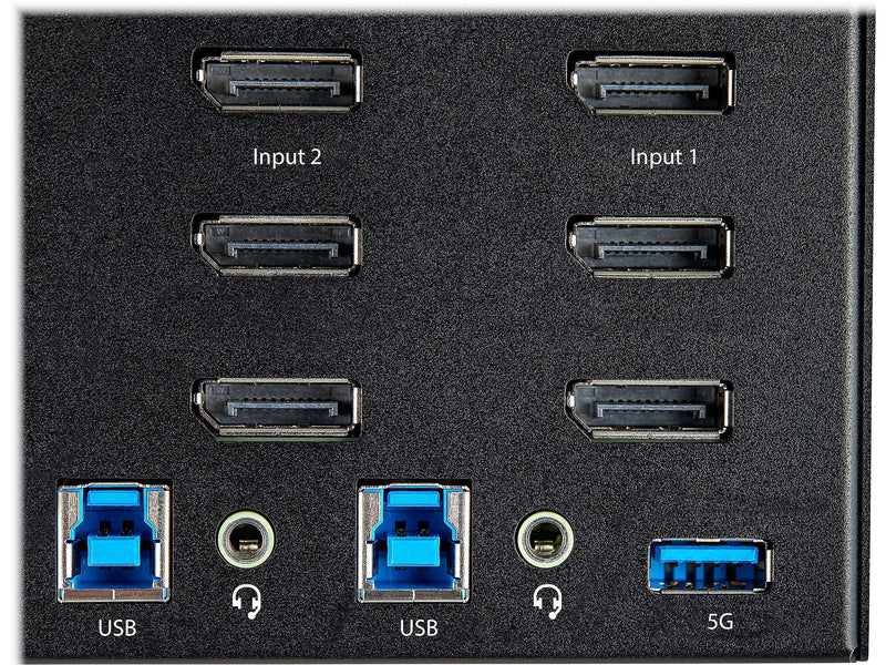 StarTech SV231TDPU34K DisplayPort KVM Desktop Switch