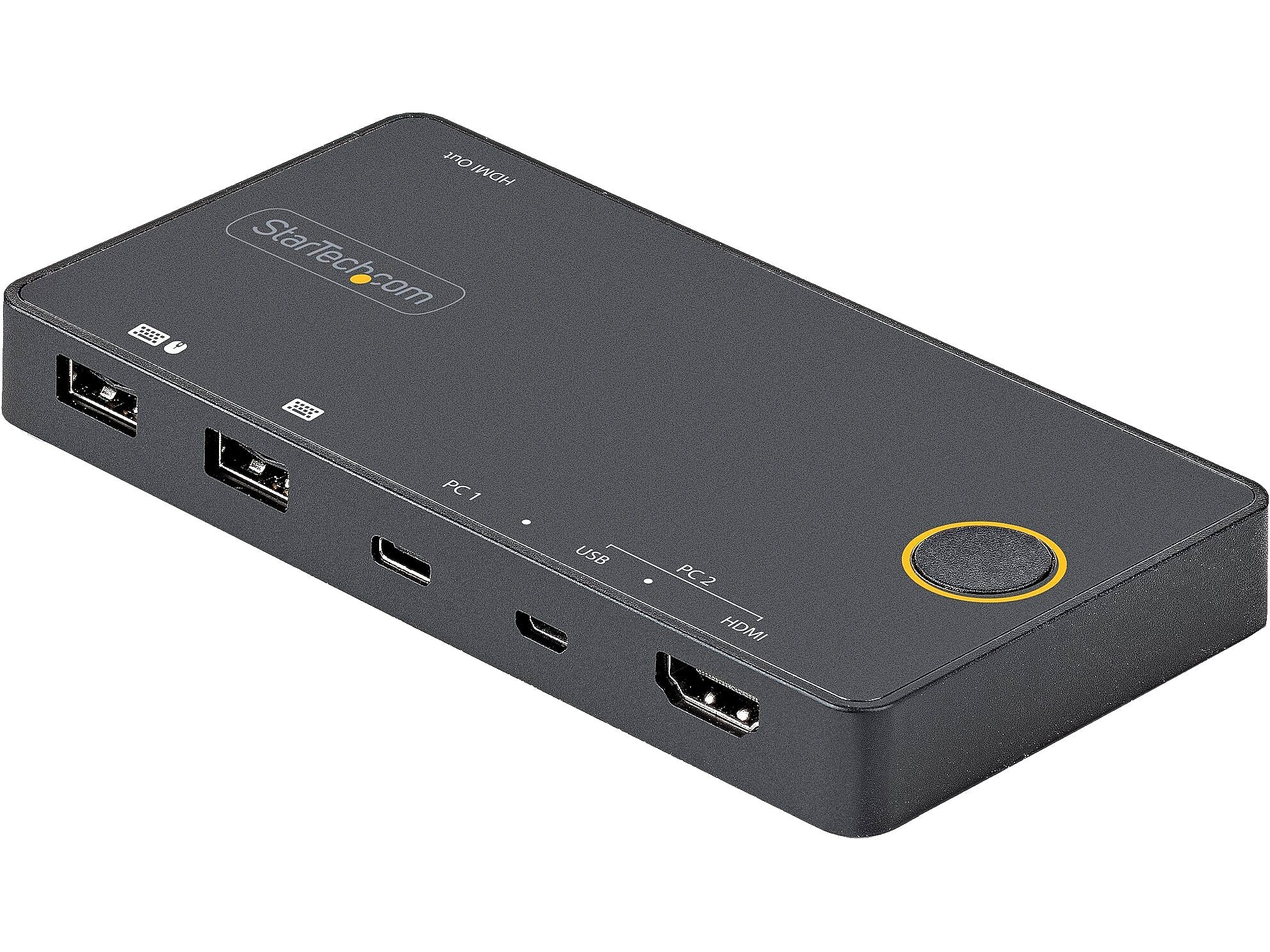 StarTech Unmanaged Switch, Black (SV221HUC4K)