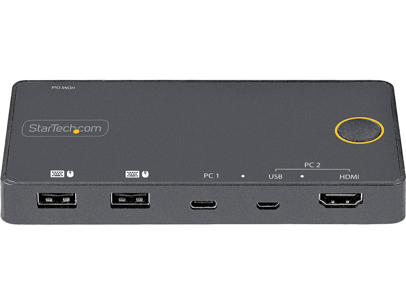StarTech Unmanaged Switch, Black (SV221HUC4K)