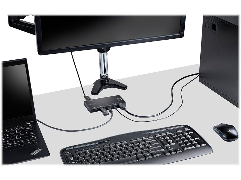 StarTech Unmanaged Switch, Black (SV221HUC4K)