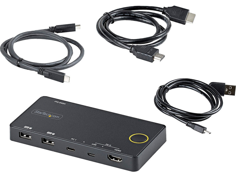 StarTech Unmanaged Switch, Black (SV221HUC4K)
