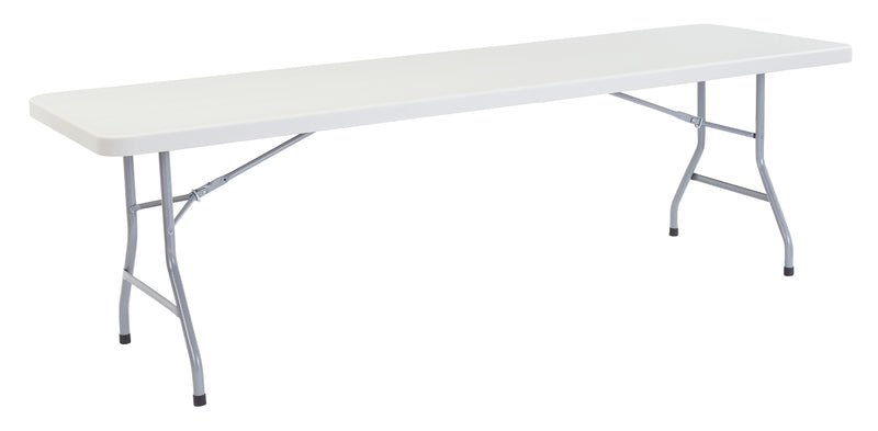 NPS® BT3000 Heavy Duty Folding Table, 30" x 96", Speckled Gray (BT30601)