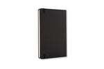 Moleskine 1-Subject Professional Notebook, 3.5" x 5.5", Narrow Ruled, 96 Sheets, Black (701009)