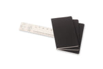 Moleskine Cahier Journal, 5" x 8.25", Narrow Ruled, Black, 80 Pages, 3/Pack (704956)