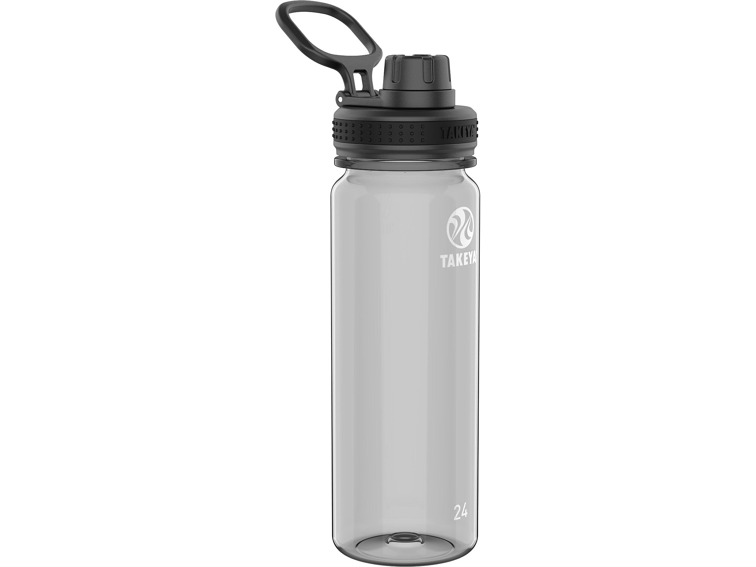 Takeya Tritan Plastic Water Bottle, 24 oz., Stormy Black (50404)