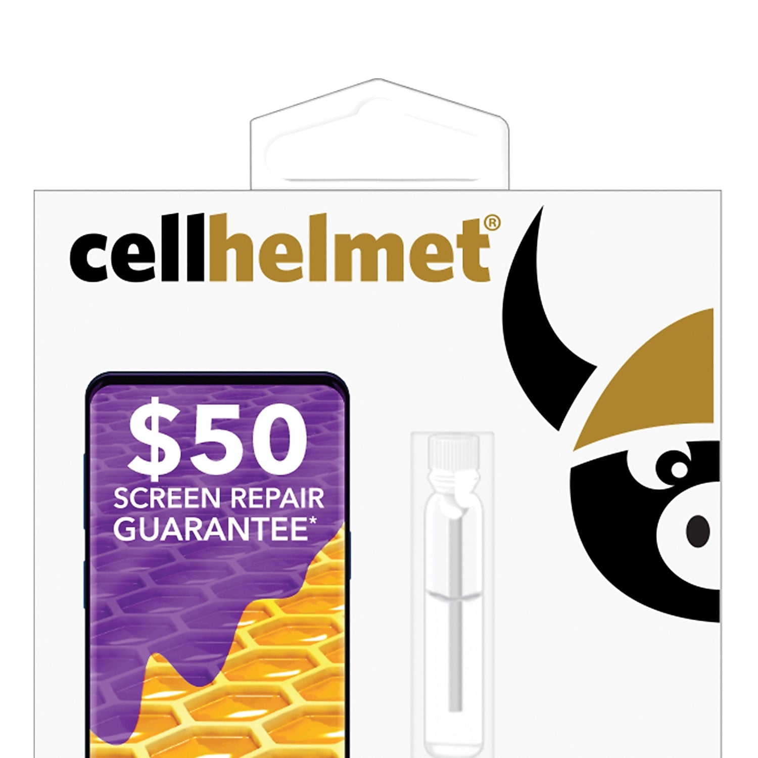cellhelmet Liquid Glass Screen Protector for Phones and Watches with Glass Screens ($50 Screen Repair Coverage) (LSP-PHONE-50)