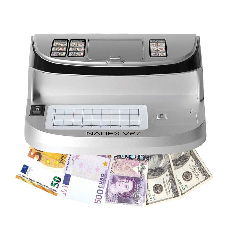 Nadex Coins V27 Desktop UV Counterfeit Detector with Micro Print Magnifier (NCC1-1142)