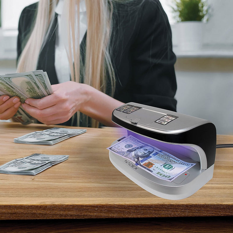 Nadex Coins V27 Desktop UV Counterfeit Detector with Micro Print Magnifier (NCC1-1142)