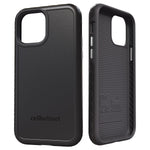 cellhelmet Fortitude Rugged Case for iPhone 12/12 Pro, Shock Absorbing, Black (CHELCFORTI61OB)