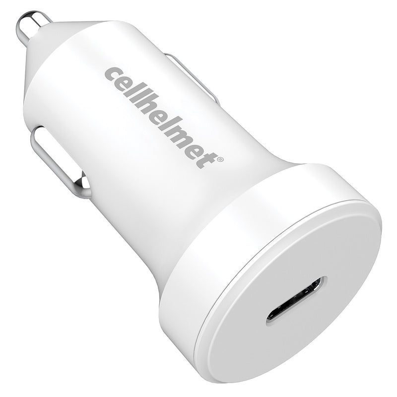 cellhelmet 20-Watt Single-USB Power Delivery Car Charger (CAR-PD-20W-W)