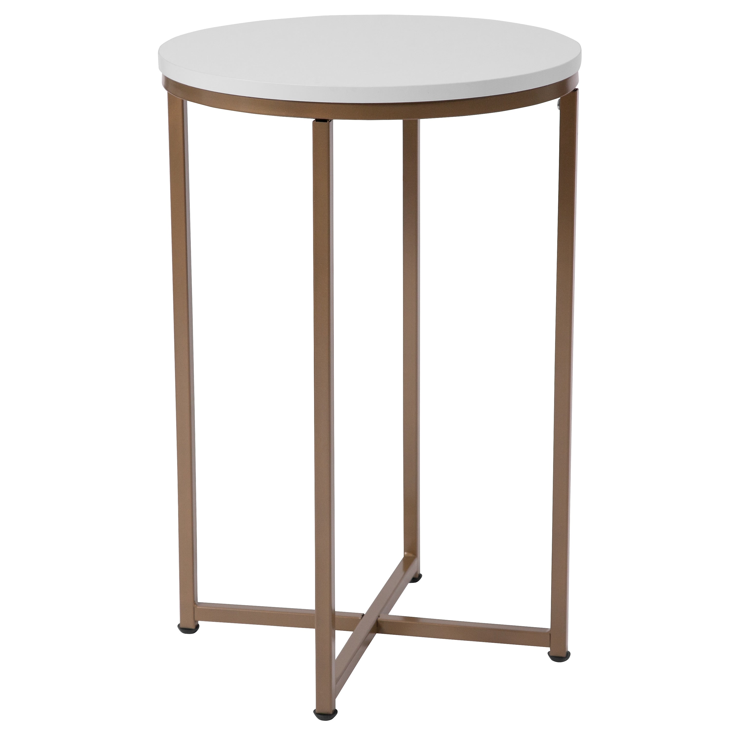 Flash Furniture HERCULES Series End Table, White (NANJH1787ET)