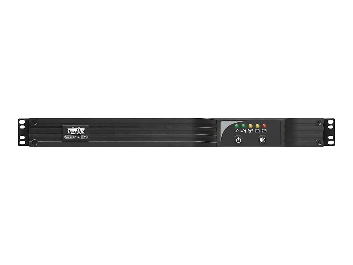 Tripp Lite SmartPro 500VA 1U UPS, 6-Outlet, Black (SMART500RT1UN)