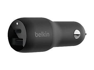 Belkin BoostCharge Dual USB Universal Car Charger, Black (CCB004btBK)