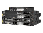 Aruba CX 6000 24-Port Gigabit Ethernet Managed Switch, 10/100/1000 Mbps, Black (R8N87A#ABA)