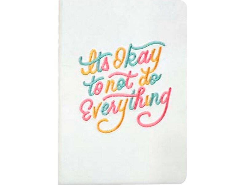 Denik It's Okay to Not Do Everything Journal, 5.75" x 8.25", College Ruled, MulticolorY, 144 Pages (AHBC839L)