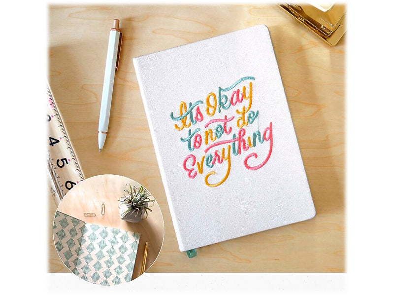 Denik It's Okay to Not Do Everything Journal, 5.75" x 8.25", College Ruled, MulticolorY, 144 Pages (AHBC839L)