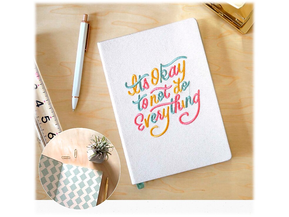 Denik It's Okay to Not Do Everything Journal, 5.75" x 8.25", College Ruled, MulticolorY, 144 Pages (AHBC839L)