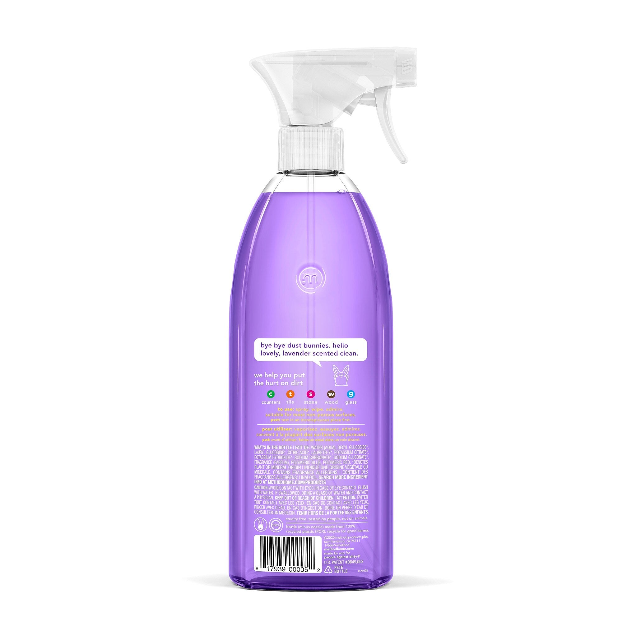 Method All-Purpose Cleaner, French Lavender Scent, 28 oz. (00005)