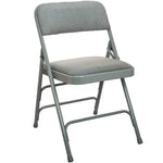 Advantage Gray Padded Folding Chairs, 4/Pack (DPI903F-GG-4)