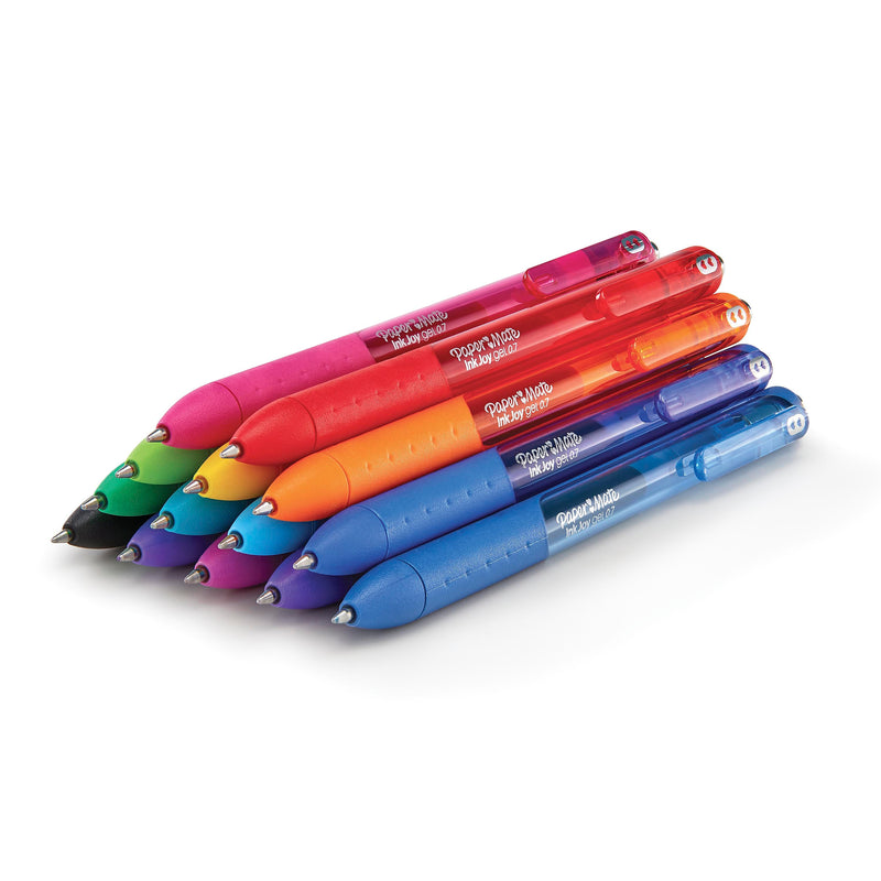Paper Mate InkJoy Retractable Gel Pen, Medium Point, 0.7mm, Assorted Ink, 14/Pack (PAP1959302)