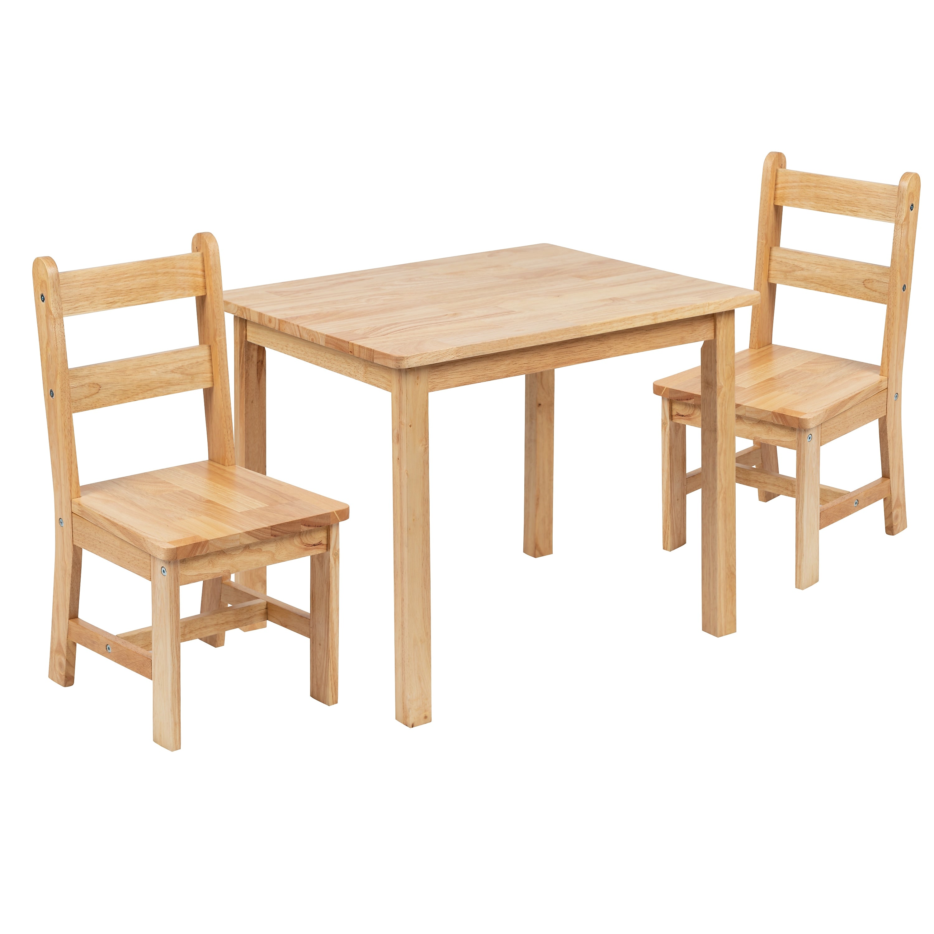 Flash Furniture Kyndl Kids Square Activity Table Set, 20" x 24", Natural (TWWTCS1001NAT)