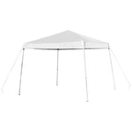 Flash Furniture 8'x8' Outdoor Pop Up Event Slanted Leg Canopy Tent with Carry Bag, White (JJGZ88WH)