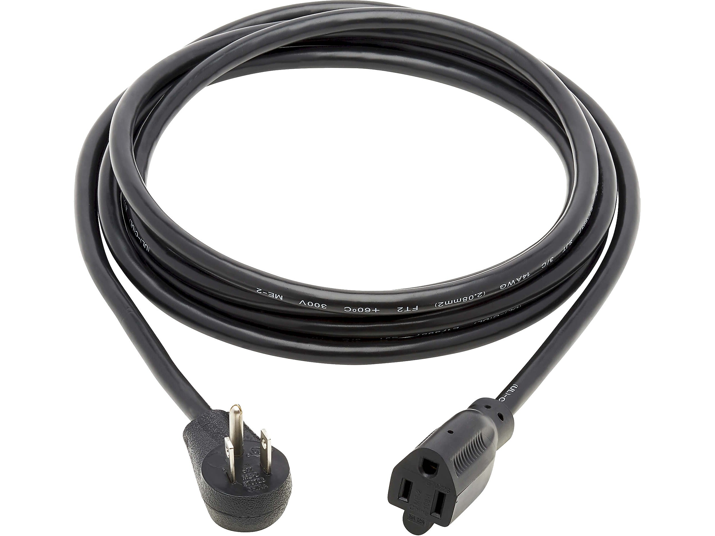 Tripp Lite 10' Extension Cord, 14 AWG, Black (P024-010-15D)