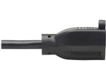 Tripp Lite 10' Extension Cord, 14 AWG, Black (P024-010-15D)